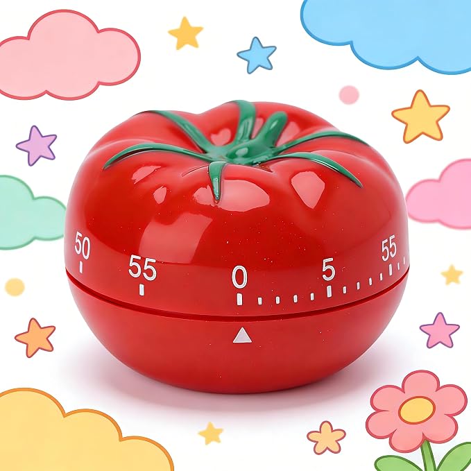 Cute Tomato Shape 360 Degree Rotating Kitchen Cooking Timer Kitchen Craft - Image 9
