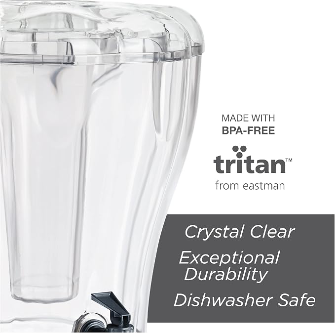 Buddeez 3.5 Gallon Clear Drink Dispenser - Image 5