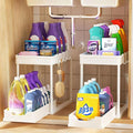 Under Sink Organizers and Storage 2 Pack, Pull-Out Sliding Cabinet Organizer by Unknown