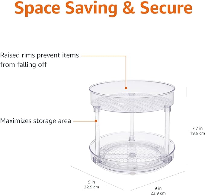 Amazon Basics Lazy Susan Turntable Organizer - Image 3