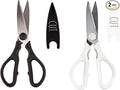 Rae Dunn Kitchen Scissors- Stainless Steel Kitchen Shears, Cooking Scissors by RaeDunn