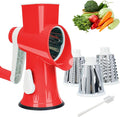 Rotary Cheese Grater with Handle-Versatile Cheese Grater Non-Slip Suction Base by Unknown