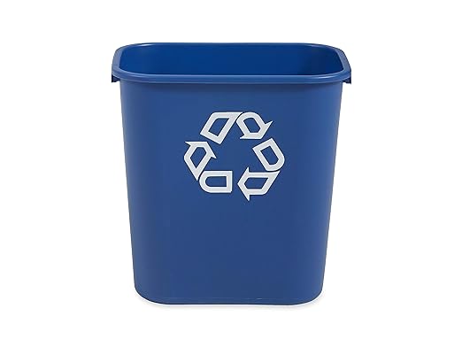 Rubbermaid Commercial Products Deskside Recycling Can, 7-Gallon/28-Quart by RubbermaidCommercialProducts