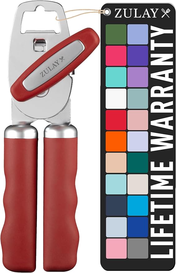 Zulay Kitchen Heavy Duty Stainless Steel Can Opener Manual by ZulayKitchen