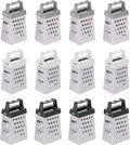 12 Pcs Mini Cheese Grater Stainless Steel Box Grater by Unknown