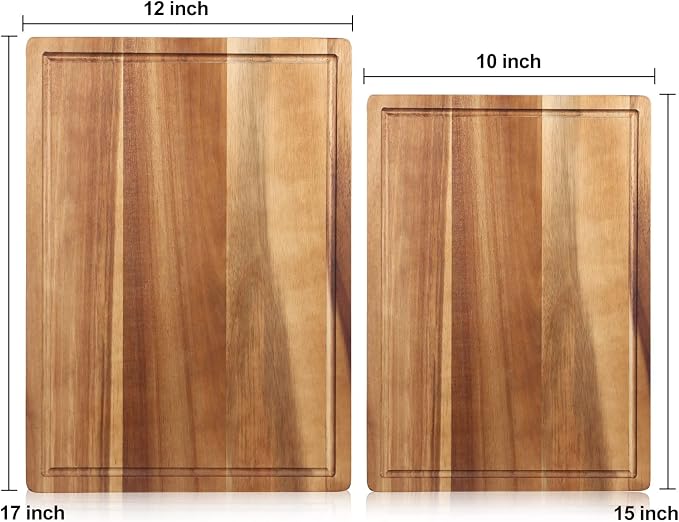 17" Best Solid Acacia Wood Cutting Boards - Image 7