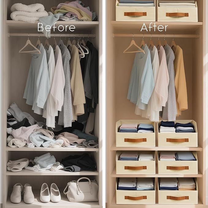 Homsorout Fabric Storage Bins for Organizing - Image 7