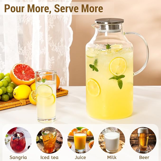 1 Gallon thickened Glass Pitcher - Image 3