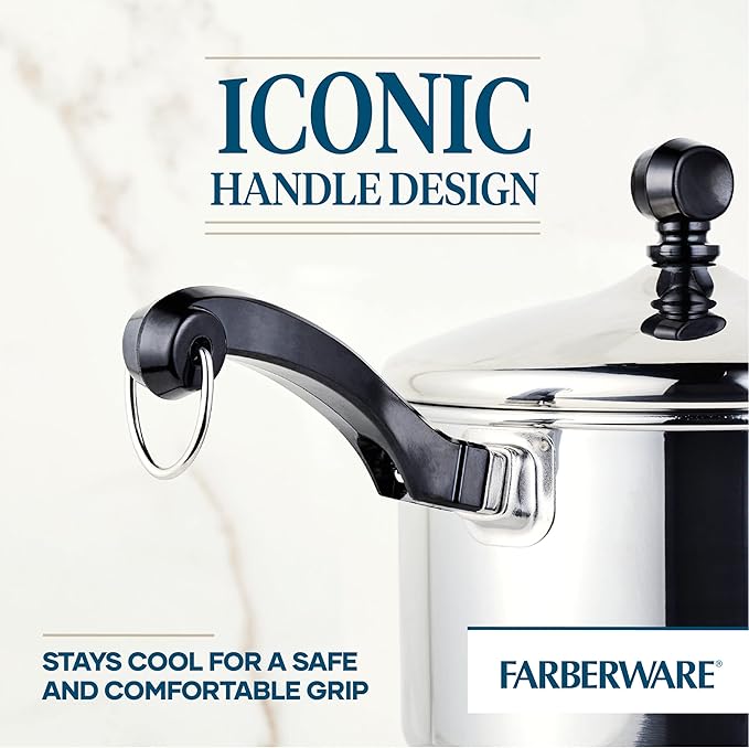 Farberware Classic Stainless Steel 2-Quart Mirror Satin Covered Saucepan - Image 5