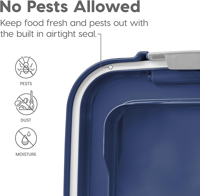 IRIS USA Dog Food Storage Container, 30 lbs & 11 lbs Combo, Cat Food Storage - Image 3