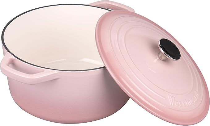 VORRINGARD Enameled Cast Iron Dutch Oven Pot - Image 5