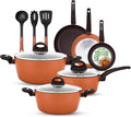 NutriChef Professional 12-Piece Brown Nonstick Cookware by NutriChef%E2%84%A2Kitchen