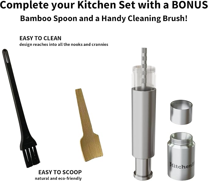 Modern Thumb Click Salt and Pepper Grinder - Image 5