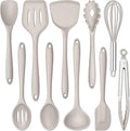 E-far 10 Pieces Silicone Cooking Utensils Set, Heat Resistant Kitchen Utensil by E-far