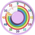 Secura 60-Minute Rainbow Visual Timer 6-Inch Mechanical Countdown Timers by Secura