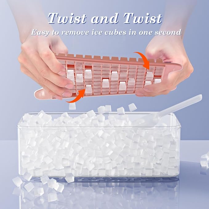 Mini Ice Cube Tray for Freezer: GGUW Nugget Ice Cube Tray - Image 4