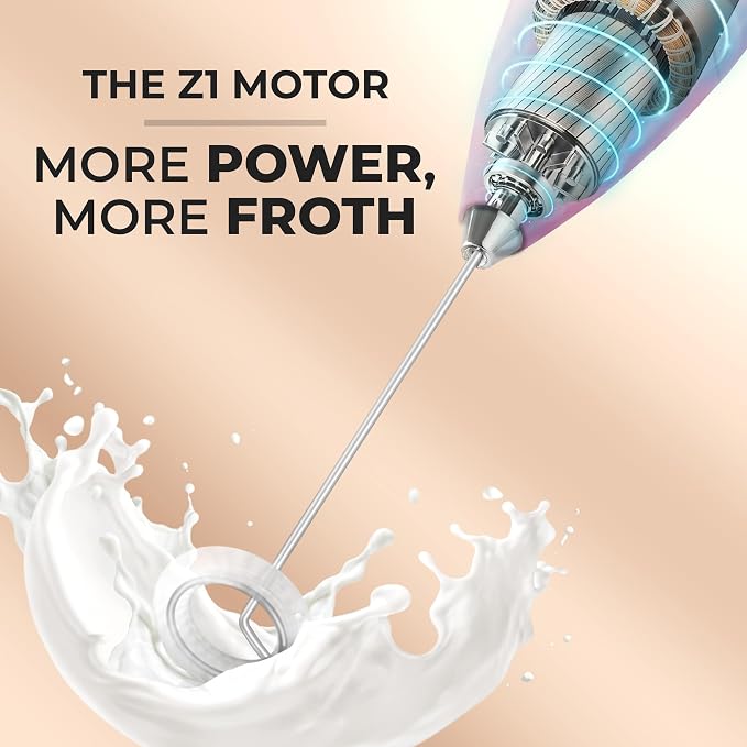 Zulay Kitchen Powerful Milk Frother Wand - Image 3