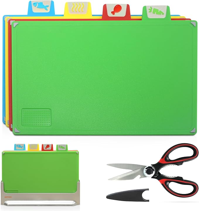 Cutting Board Set: 4-Piece Color-Coded, Perfect kitchen essentials - Image 7