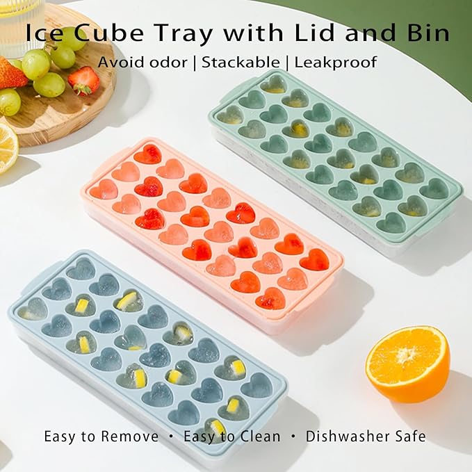 Heart-Shaped Ice Cube Trays - Image 4