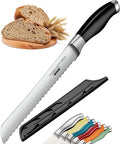 Orblue Serrated Bread Knife Ultra-Sharp Stainless Steel Professional Grade by Orblue