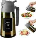 SWEET VIEW Olive Oil Dispenser and Oil Sprayer – 16oz/470ml Glass Light-Proof by SWEETVIEW