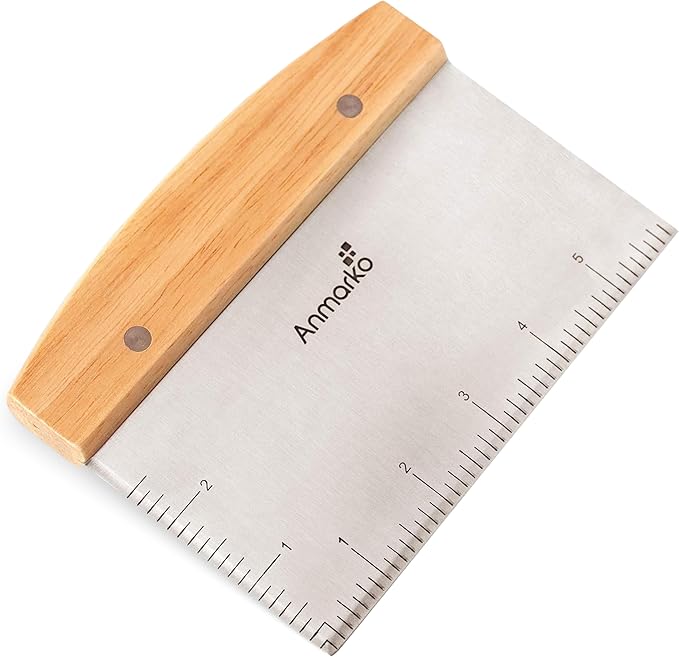 Dough Cutter for Bread and Pizza Dough by Anmarko