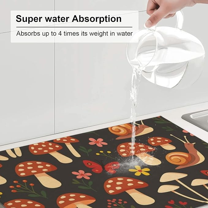 Mushroom Snail Dish Drying Mats - Image 6