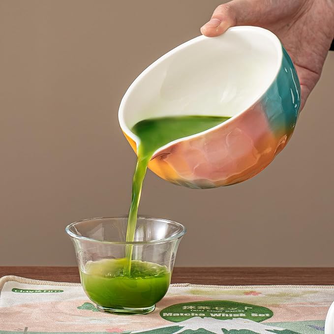 Clay&Fire Matcha Whisk Set，9 Pcs Ceramic Matcha Set, 15 OZ Matcha Bowl - Image 8