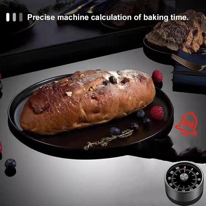 Digital Kitchen Timer for Cooking, Loud Alarm, Magnetic Back - Image 2