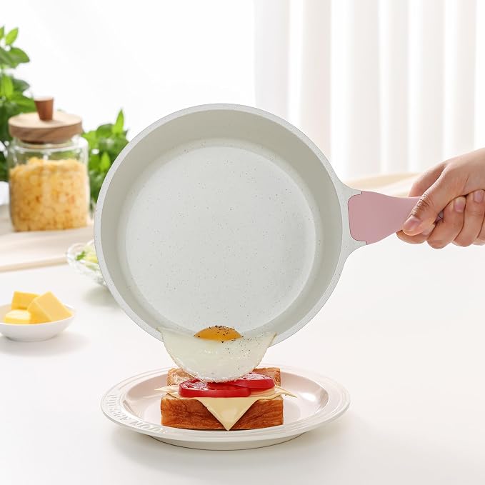 SENSARTE White Ceramic Nonstick Saucepan - Image 4