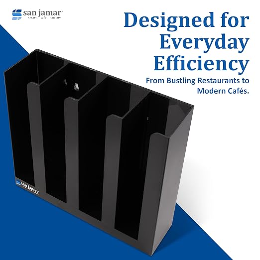 San Jamar Portion Cup and Lid Organizer Fits 2" Cups and Lids - Image 7