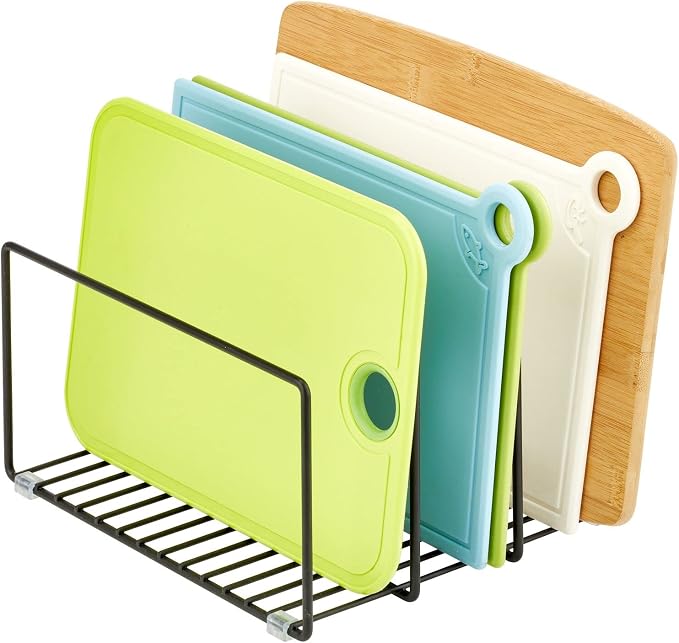 mDesign Metal Pan Organizer for Kitchen Cabinet, Pantry Shelf - Image 6