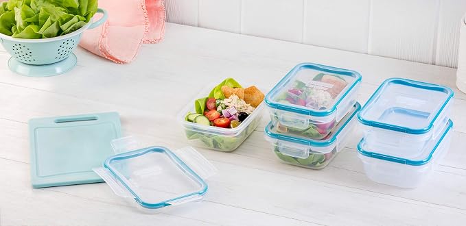 Snapware Plastic Total Solution 5-Pack Food Storage Containers Set, Leakproof & - Image 5
