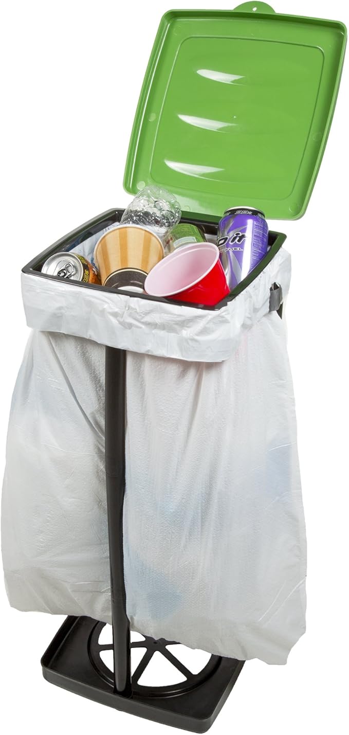 Portable Trash Bag Holder – Collapsible 13-Gallon Garbage Bin - Image 4