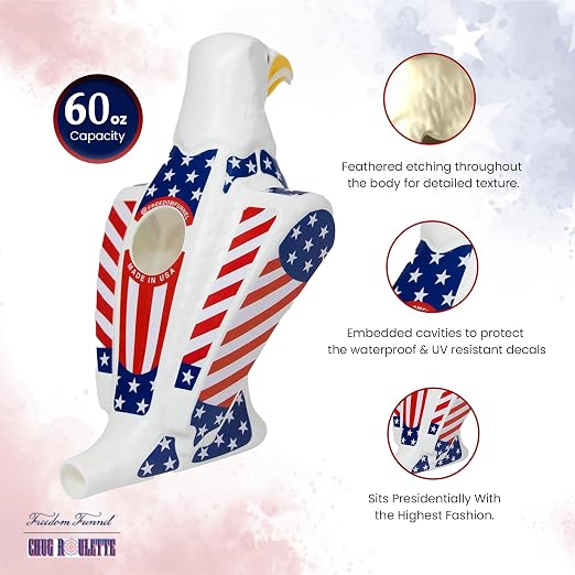 Freedom Funnel – Patriotic Eagle Beer Funnel - Image 3