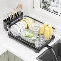 LIYI Dish Rack for Kitchen Counter, Stainless Steel Drying Rack, 304 Stainless by LIYIBambooHairBrush