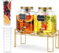 1.6 gallon Glass Beverage Dispenser by MIWUYI