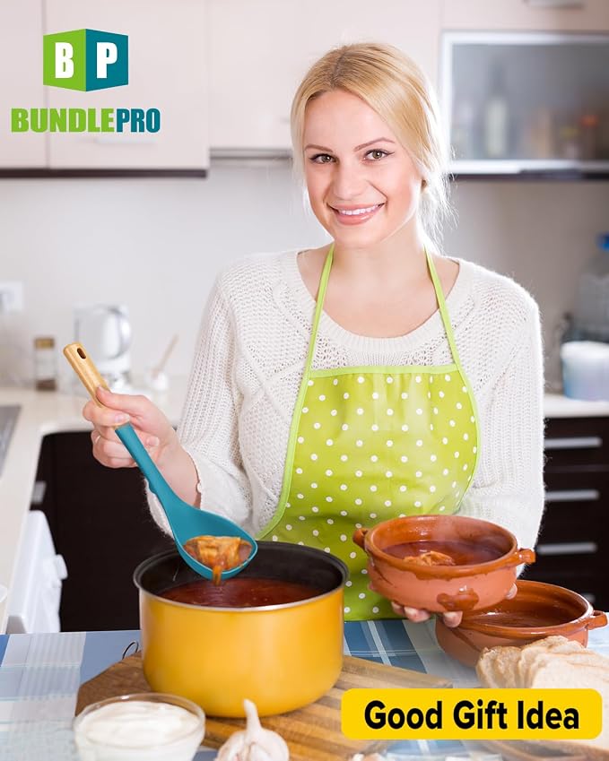 Silicone Soup Ladle and Spaghetti Spoon Set - Image 7
