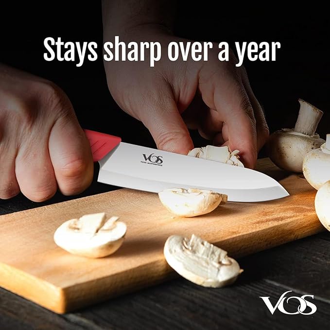 Vos Ceramic Knife Set in Elegant Gift Box, Ceramic Knives Set - Image 4