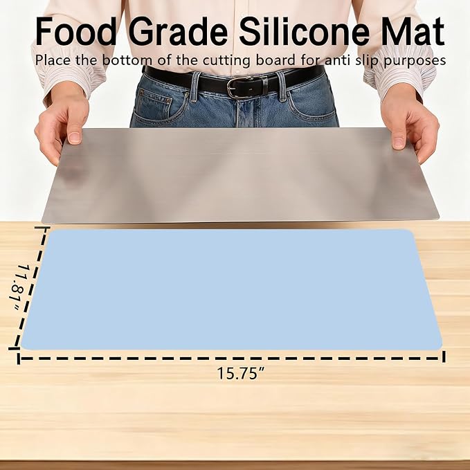 Large Stainless Steel Cutting Boards - Image 2