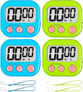 ZILLEEN Classroom Timer for Kids Teachers 4 Pack Digital Timers by ZILLEEN