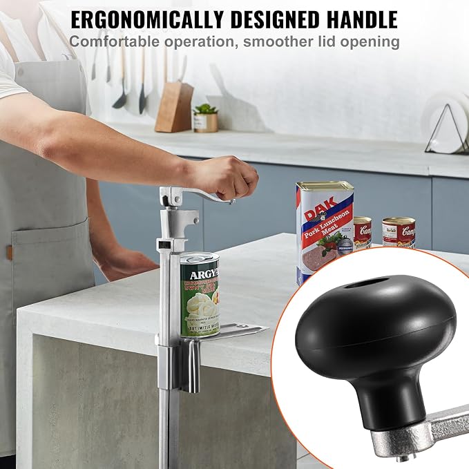VEVOR Commercial Can Opener, Heavy-Duty Manual Tabletop Cans Opener - Image 6