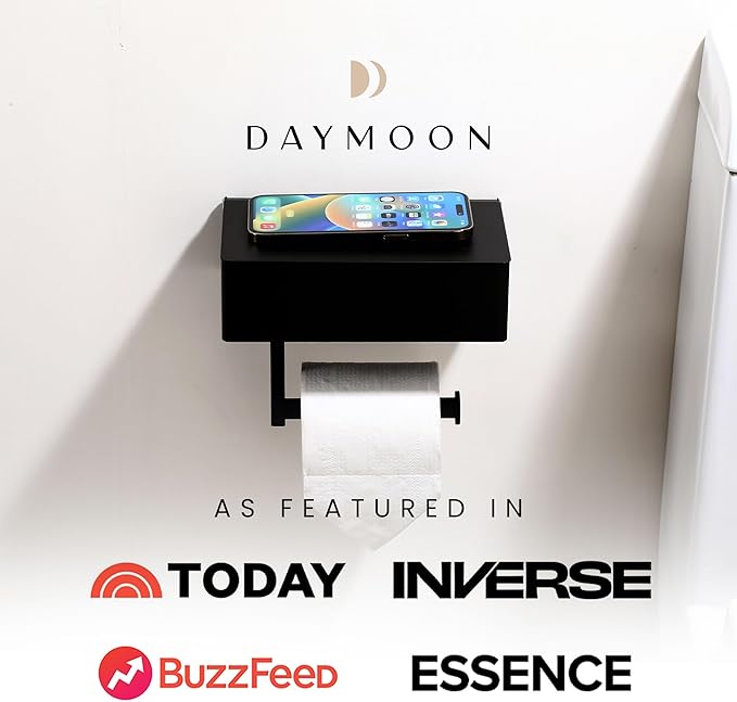 Day Moon™ - Toilet Paper Holder - Modern Roll Holder - Image 4