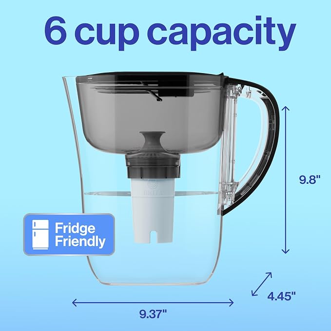 Brita Small 6 Cup Water Filter Pitcher, 1 BritaPlus Filter - Image 11