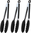 HINMAY Serving Tongs 9-Inch Cooking Tongs by HINMAY