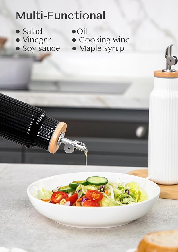 Nucookery Ceramic Olive Oil Dispenser Bottle - Image 5