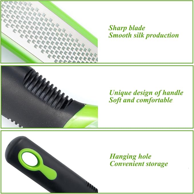 Zester Grater Set of 2, Cheese Grater - Image 8