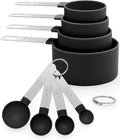 Measuring Cups and Spoons Set of 8 Pieces, nesting measuring cups by JIEJIE