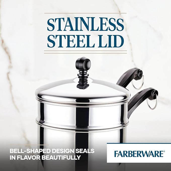 Farberware Classic Stainless Series 2-Quart Covered Double Boiler - Image 6