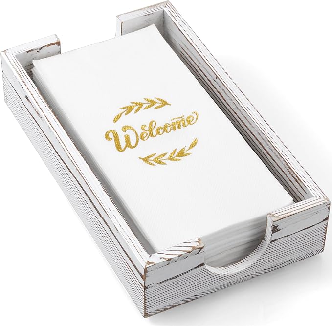 Napkin Holder for Bathroom, Disposable Paper Hand Towel Holder for Bathroom by Bivvclaz